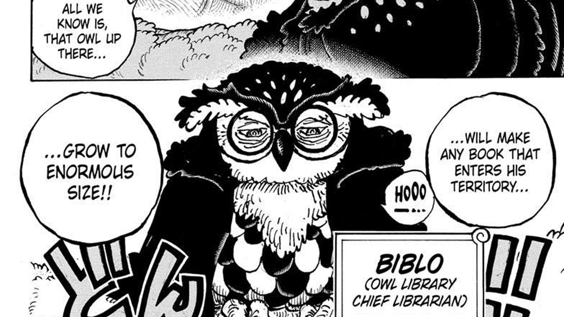 Biblo using the Grow-Grow Fruit in One Piece (Image via Shueisha)